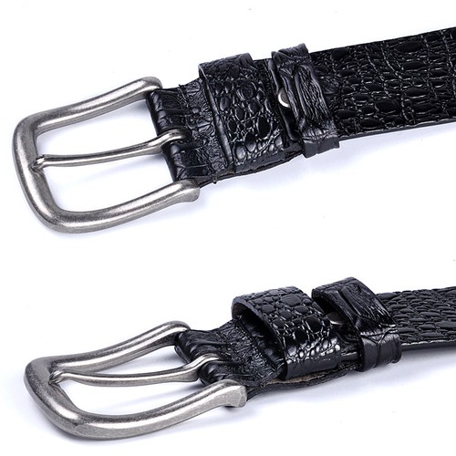 Cintura uomo vera pelle - , nera