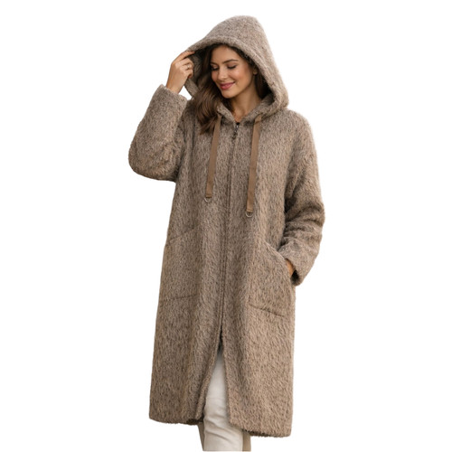 Cappotto donna angora - , soffice