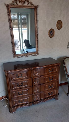 Cassettone comò con specchio - con,