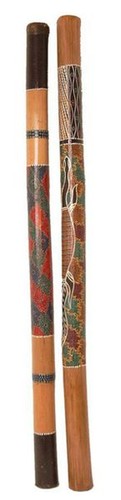 Didgeridoo bambù fatto - in,