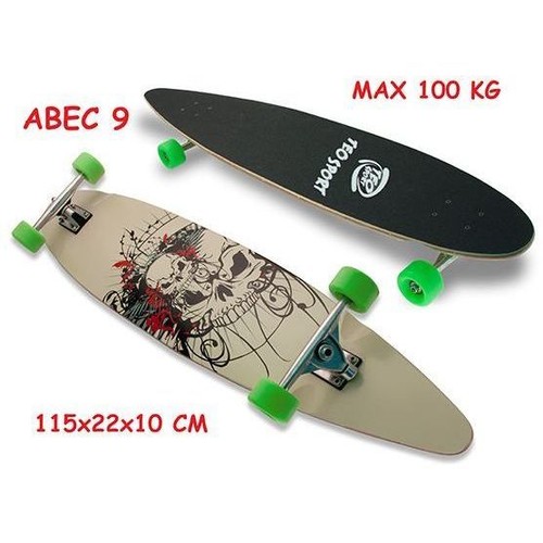 Longboard skull 115 - skull, cm